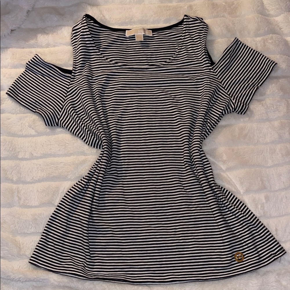 Michael Kors Cold Shoulder Top
